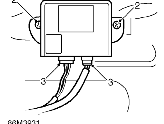 Window lift ecu – Remove drivers door trim casing. See BODY, Interior trim components.