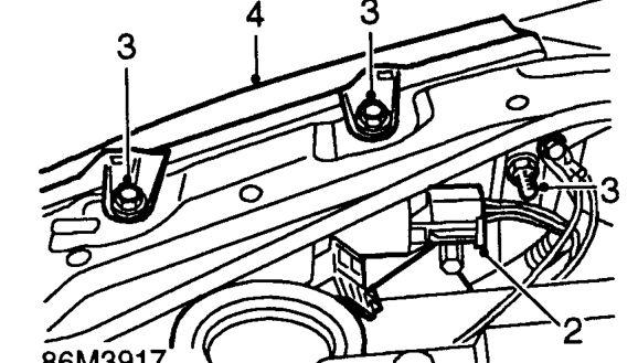 Headlamp assembly – Remove front bumper. See BODY, Exterior fittings.