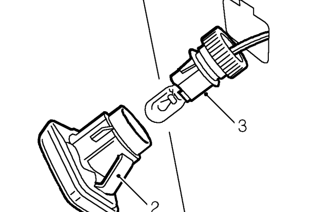 Side repeater – Pull wheel arch liner aside to gain access to rear of side repeater.