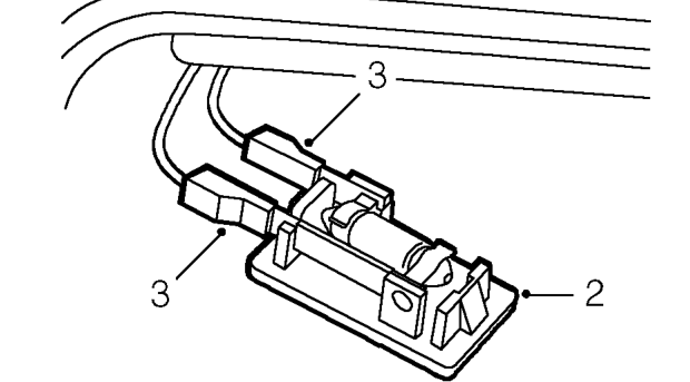 Glovebox lamp – Open glovebox.