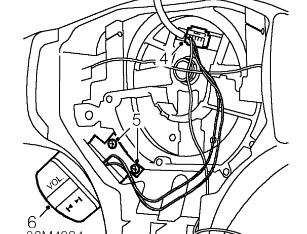 Remote ice controls – Remove both horn switches. See this section.