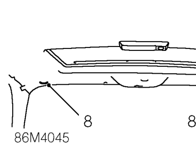 Aerial – Remove seals from top of both front door apertures.