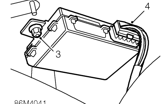 Anti-theft alarm ecu – Release 2 turnbuckles and remove closing panel.
