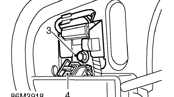 Dim-dip resistor – Models with front fog lights: Remove LH front fog light. See this section.
