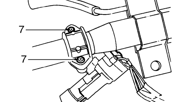 Lower the steering column assembly.