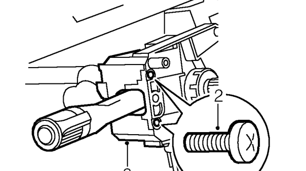 Indicator/headlamp switch – Remove rotary coupler. See this section.