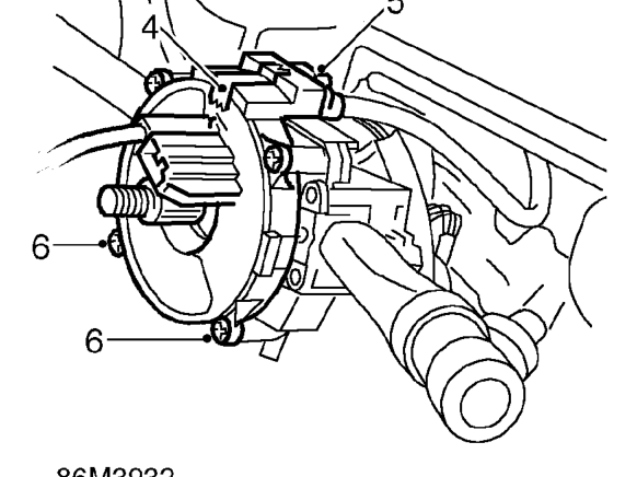 Rotary coupler – Remove steering column nacelle. See STEERING, Repairs.
