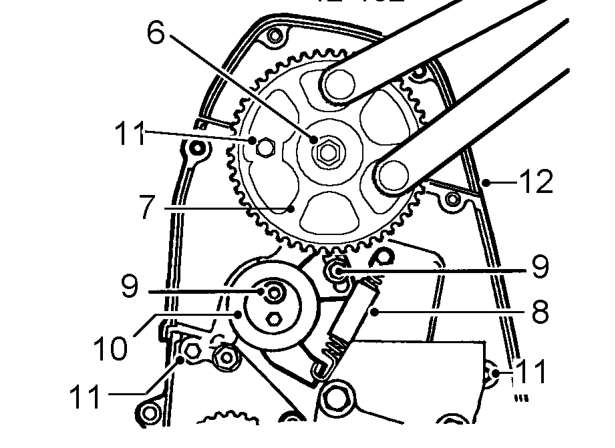 Cylinder head gasket – Remove and discard camshaft timing belt. See this section.