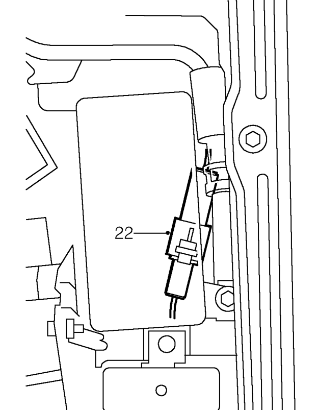 Disconnect multiplug from radiator cooling fan.