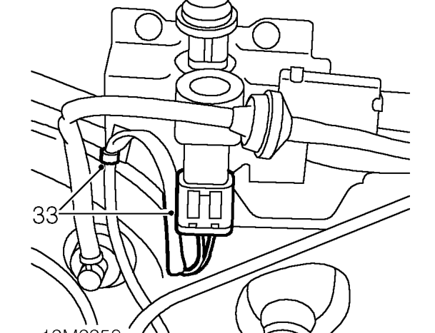 Disconnect 3 engine harness multiplugs from main harness.