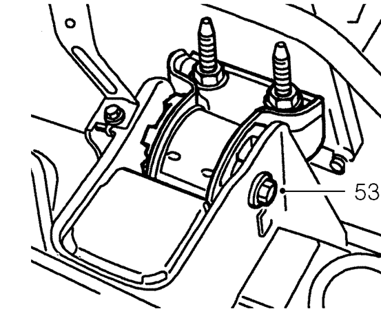 Remove engine LH mounting. See this section.