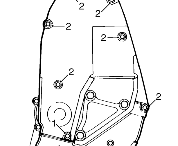Camshaft timing belt upper cover – Service repair no - 12.65.41