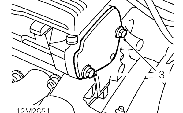 Exhaust camshaft rear oil seal – Remove air cleaner assembly. See ENGINE MANAGEMENT SYSTEM - MEMS, Repairs.