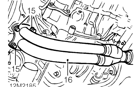 All engines – Remove camshaft timing belt rear cover.