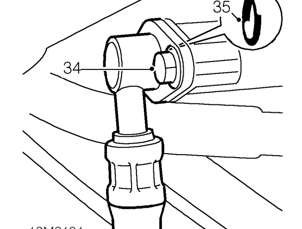 Tighten fuel filter union to 28 Nm.