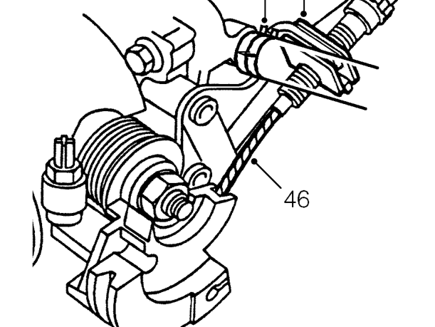 Release clip and disconnect hose from fuel return pipe.
