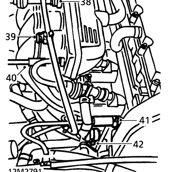 Release throttle cable from throttle cam.