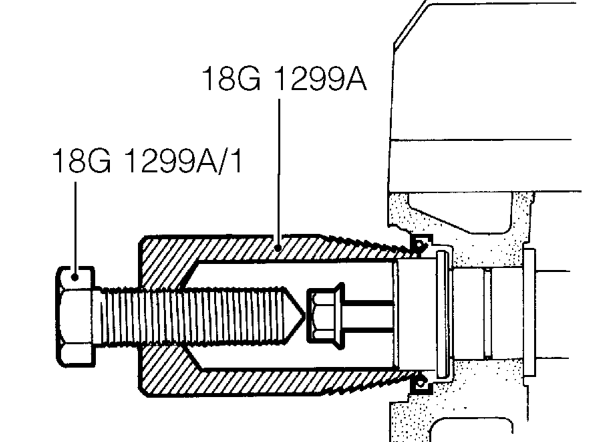 Exhaust camshaft rear oil seal – Release 4 clips securing 2 halves of air cleaner together and position top half aside.