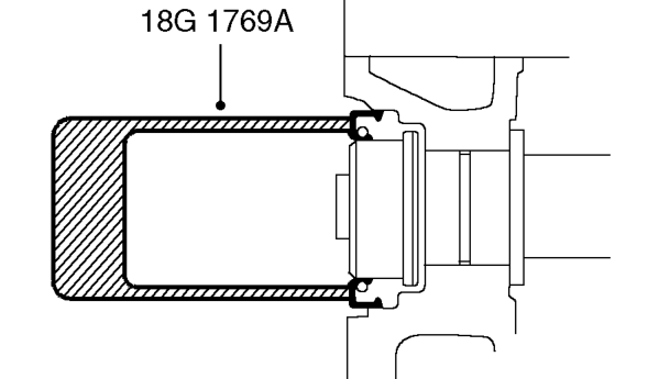 Exhaust camshaft rear oil seal – Clean sealing area of cylinder head and camshaft, ensuring all traces of rubber are remove