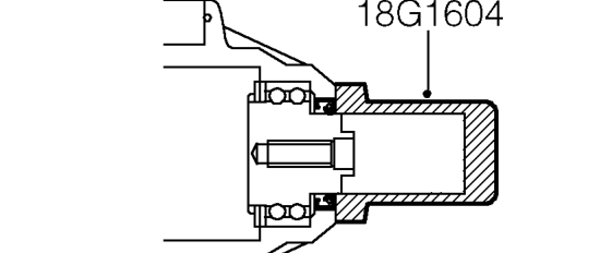 Clean sealing area of head and camshaft, ensuring all traces of rubber are removed. DO NOT