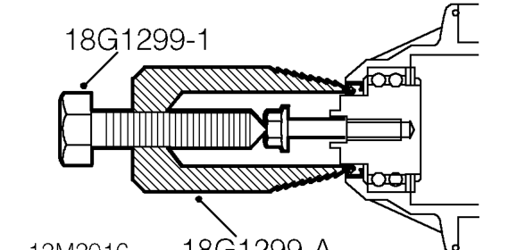 Inlet camshaft rear oil seal – Remove and discard camshaft rear timing belt. See this section.