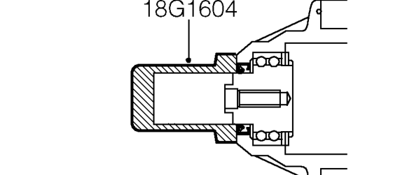 Inlet camshaft rear oil seal – Clean sealing area of cylinder head and camshaft, ensuring all traces of rubber are remove
