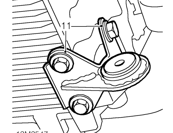 Engine sump – Using a mallet, gently tap sump sideways to release sealant bond, remove sump.