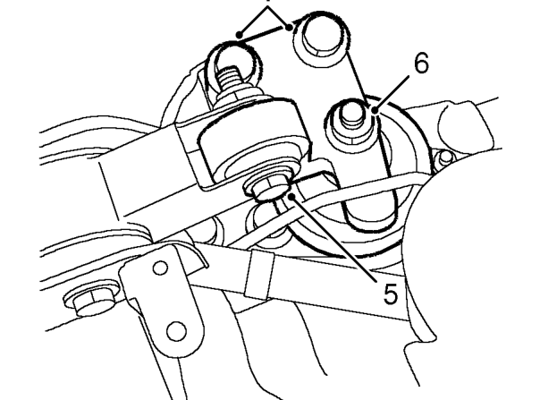 Support engine on jack.