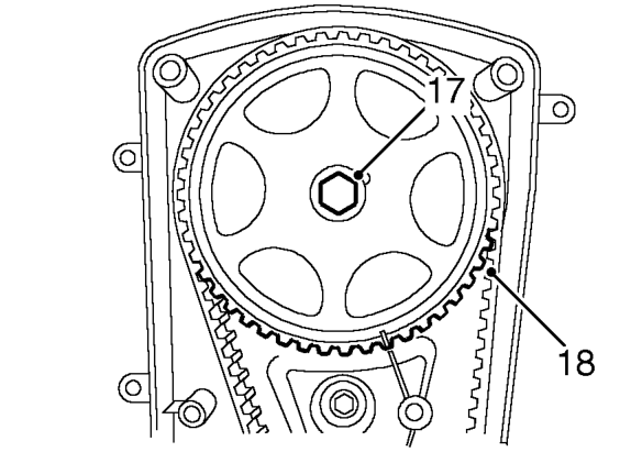 Raise RH side of engine sufficiently only to give access to fit seal removal tool.