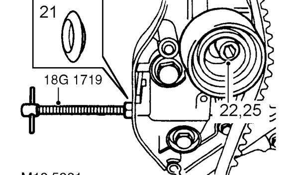 Remove FIP timing belt drive gear.