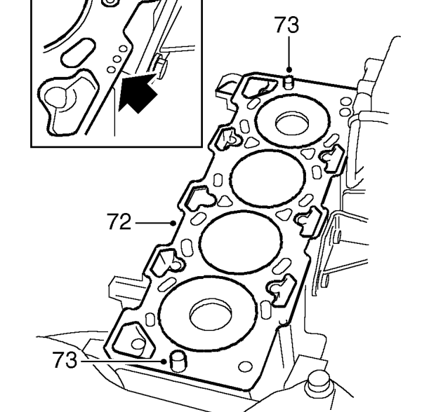 Using assistance, remove cylinder head assembly from cylinder block and stand on wooden bl
