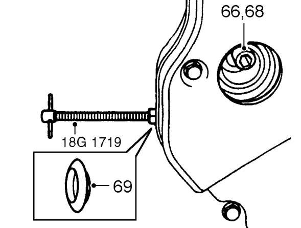 Clean and fit crankshaft pulley, fit bolt and tighten to 63 Nm + 90° .