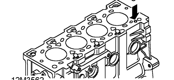 Cylinder head - inspection – Clean dowel holes, dowels and cylinder block bolt holes.