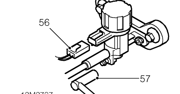 All models – Release clip and disconnect brake servo vacuum hose from vacuum pipe.