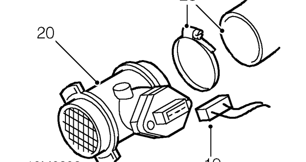 Remove bolt securing earth lead to gearbox.