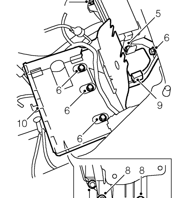 Engine lh mounting – Remove engine management relay module. See ENGINE MANAGEMENT SYSTEM - EDC, Repairs.