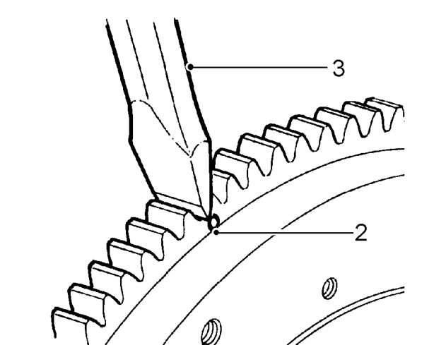 Flywheel starter ring gear – Remove engine flywheel. See this section.