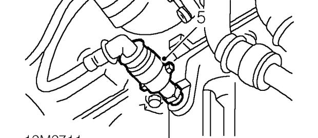 Engine sump gasket – Remove bolt securing sump to gearbox support bracket.