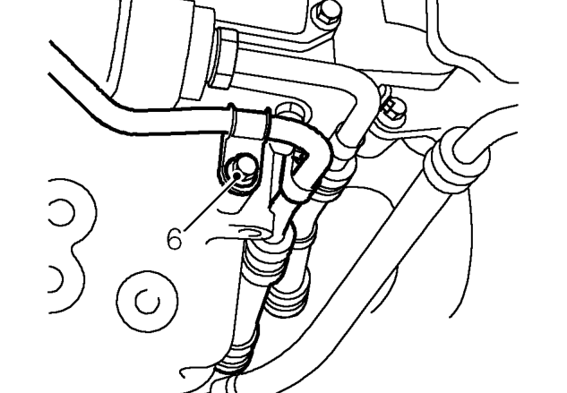 Engine sump gasket – Disconnect vacuum pump oil drain pipe from sump.