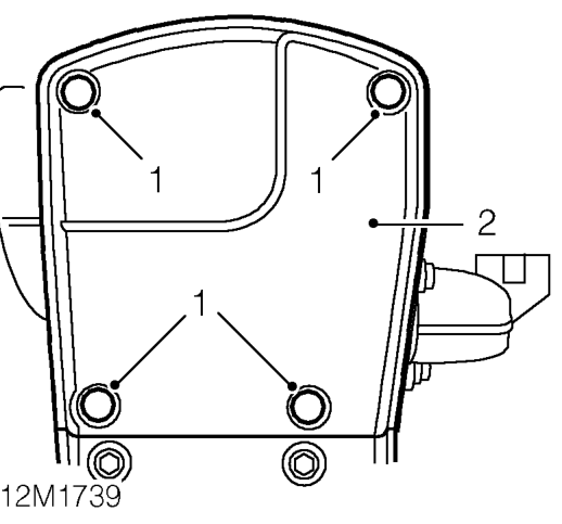 Camshaft timing belt upper cover – Service repair no - 12.65.41