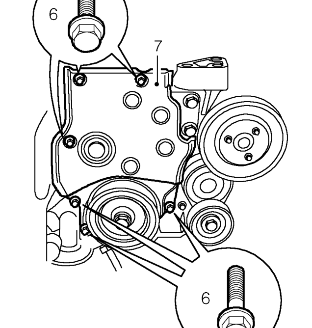 Camshaft timing belt lower cover – Remove crankshaft front pulley. See this section.