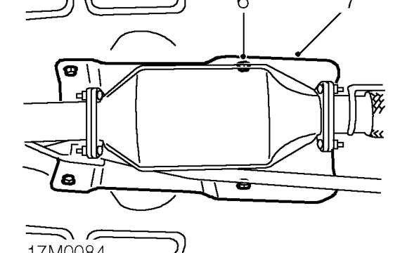 Catalytic converter heat shield - ’k16 1.8 &amp; k16 with vvc’ – Release selector rod from selector shaft.
