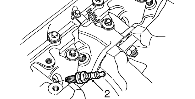 Spark plugs - ’k8’ – Disconnect h.t. leads from spark plugs.