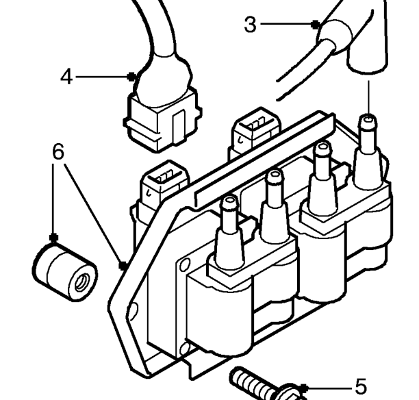 Ignition coil - ’k16 with vvc’ – Disconnect battery earth lead.