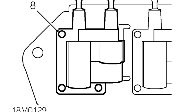 Ignition coil - ’k16 with vvc’ – Do not carry out further dismantling if component is removed for access only.