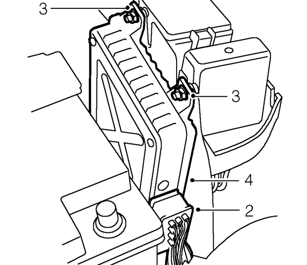Engine control module (ecm) - rover – Disconnect battery earth lead.