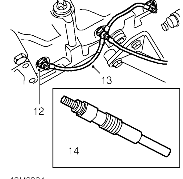 Remove coolant outlet elbow, and discard seal.