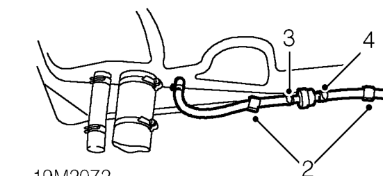Fuel tank breather valve - ’l’ series – Raise rear of vehicle.