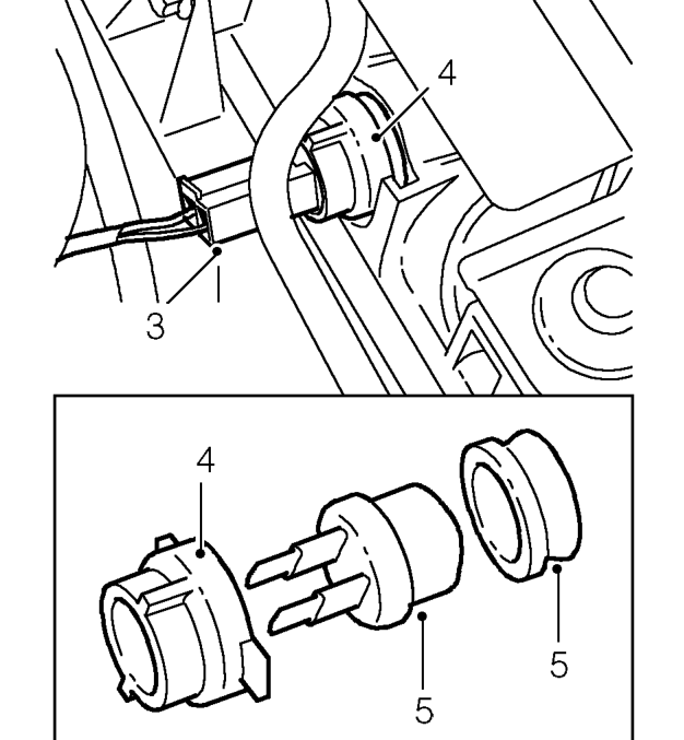 Thermostatic switch - models with air conditioning – If fitted: Loosen 2 clips securing intercooler top hose to turbocharger pipe and intercool