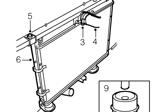 Radiator – Remove radiator cooling fan. See this section.